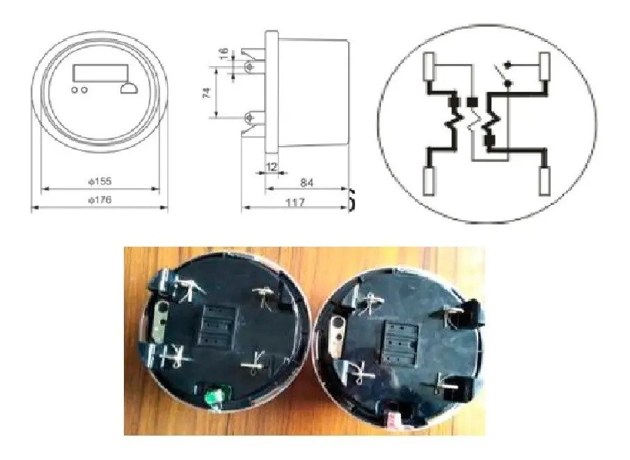 Medidor Digital Energia Monofasico Particular Base Soquet - Image 6